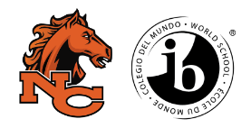 NCHS logo- top text: Natrona County High School; Bottom text International Baccalaureate